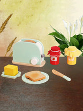 Load image into Gallery viewer, Wooden Mini Toaster Machine Toy
