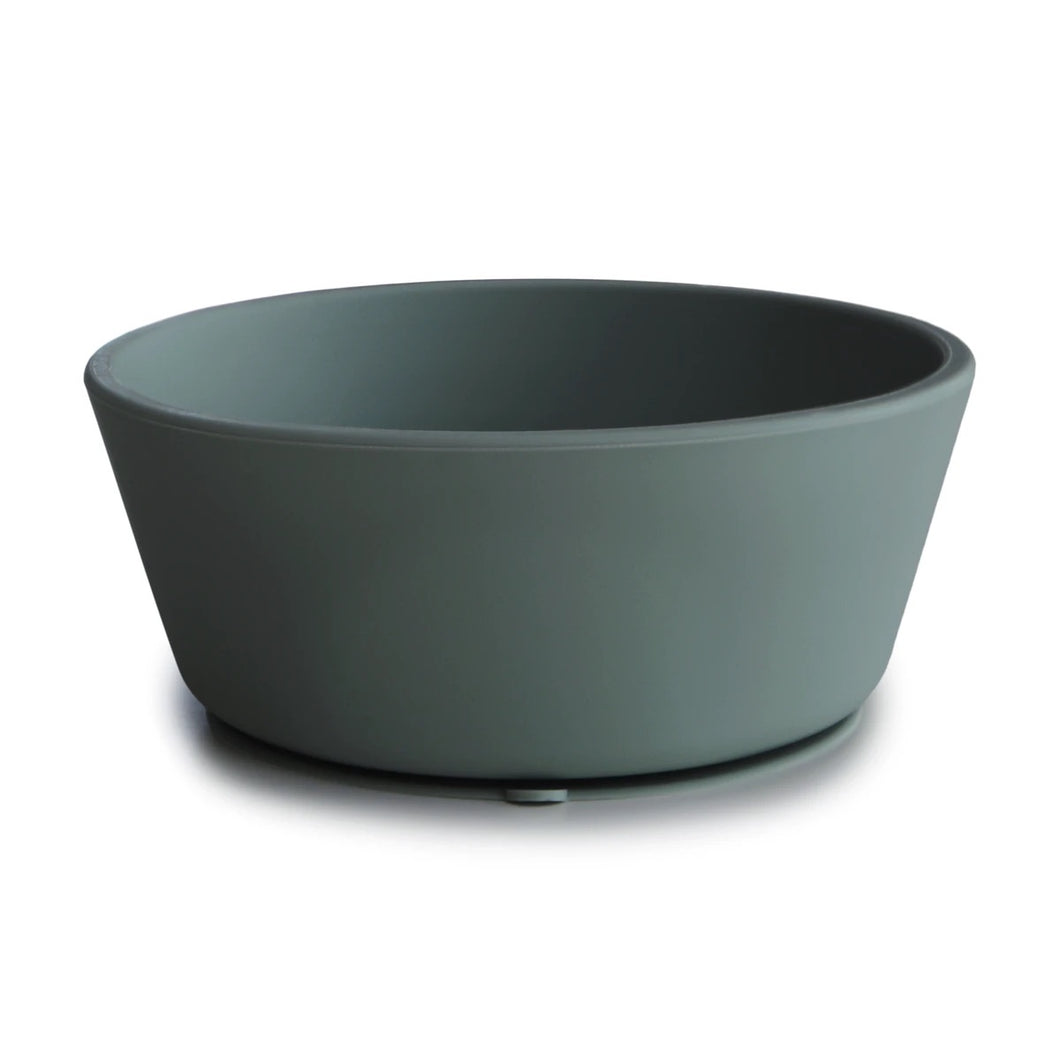 Mushie - Silicone Suction Bowl (Dried Thyme)