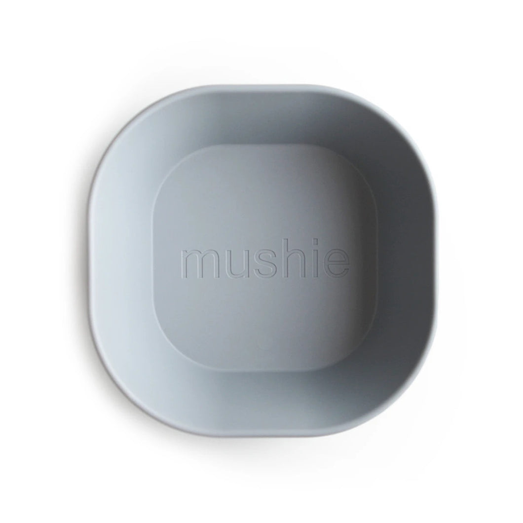 Mushie - Square Dinnerware Bowl, Set of 2 (Cloud)