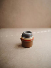 Load image into Gallery viewer, Mushie - Stacking Cups Toy | (Retro)
