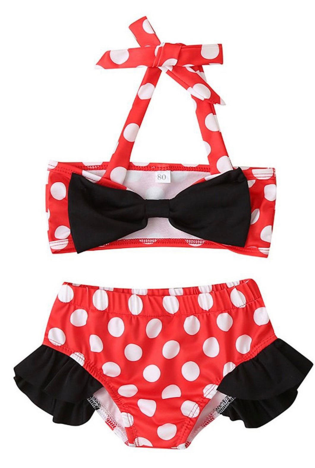 Little Polka Dots Swimsuit Set 2 Pcs