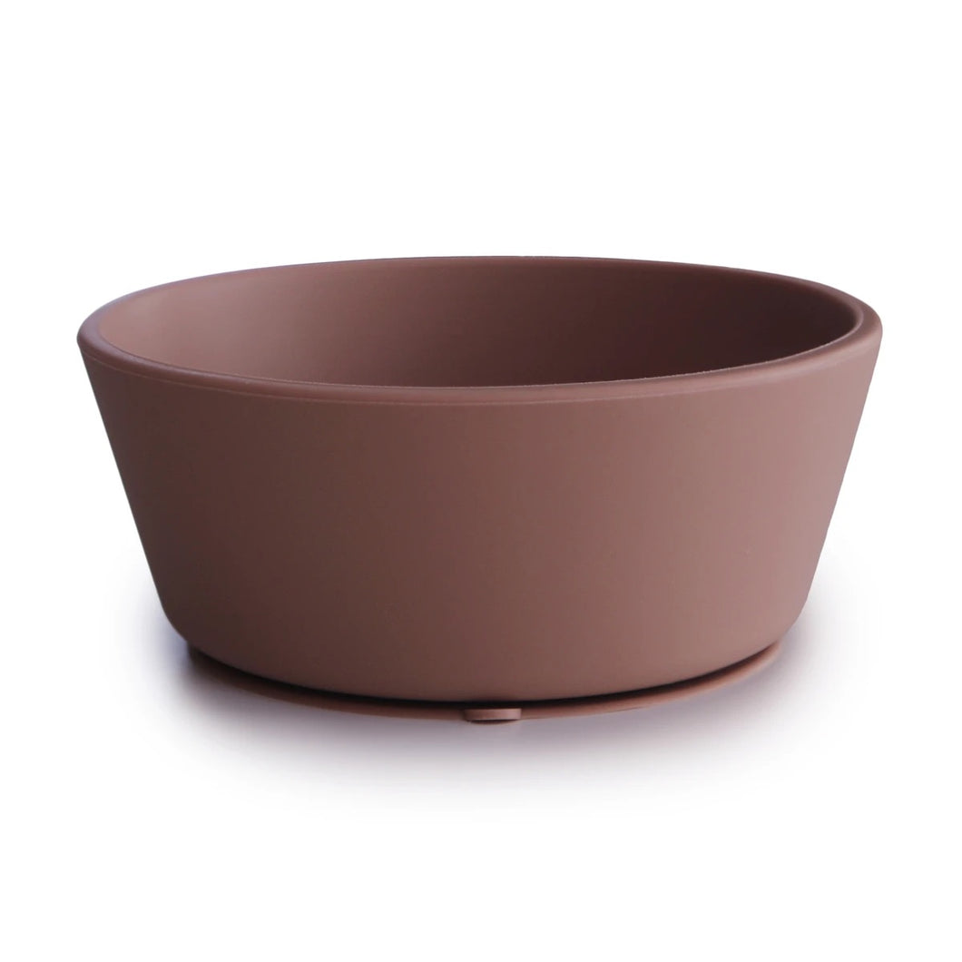 Mushie - Silicone Suction Bowl (Cloudy Mauve)